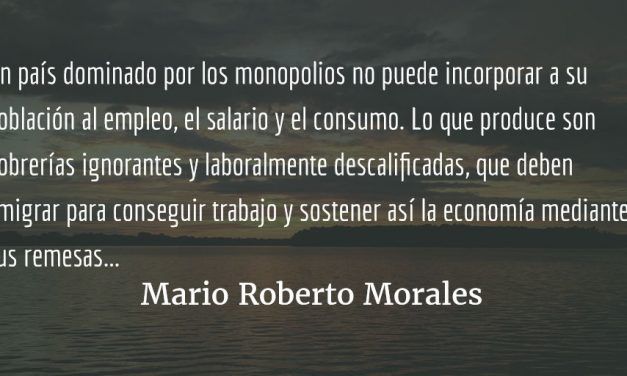 Empresarios, clase media, campesinos.  Mario Roberto Morales.